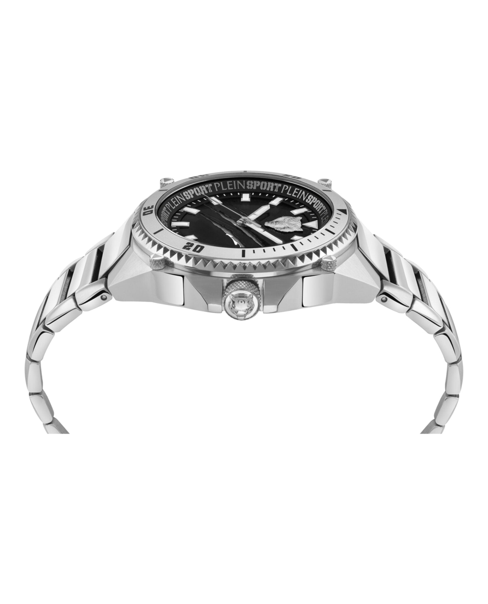Plein Sport Mens  Stainless Steel 47mm Bracelet Fashion Watch