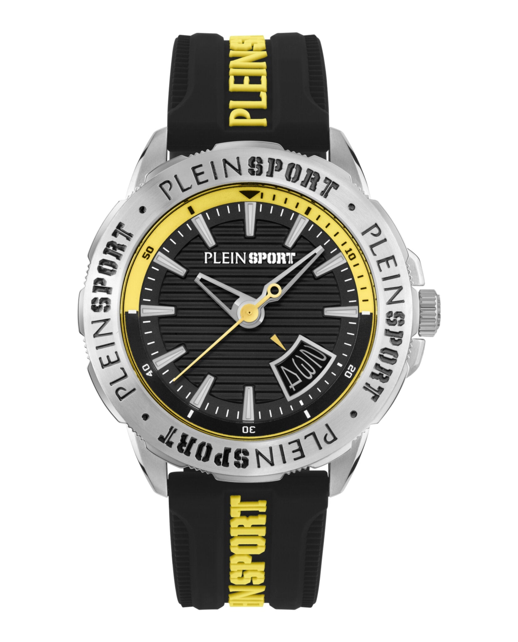 Plein Sport Mens  Stainless Steel 44mm Bracelet Fashion Watch