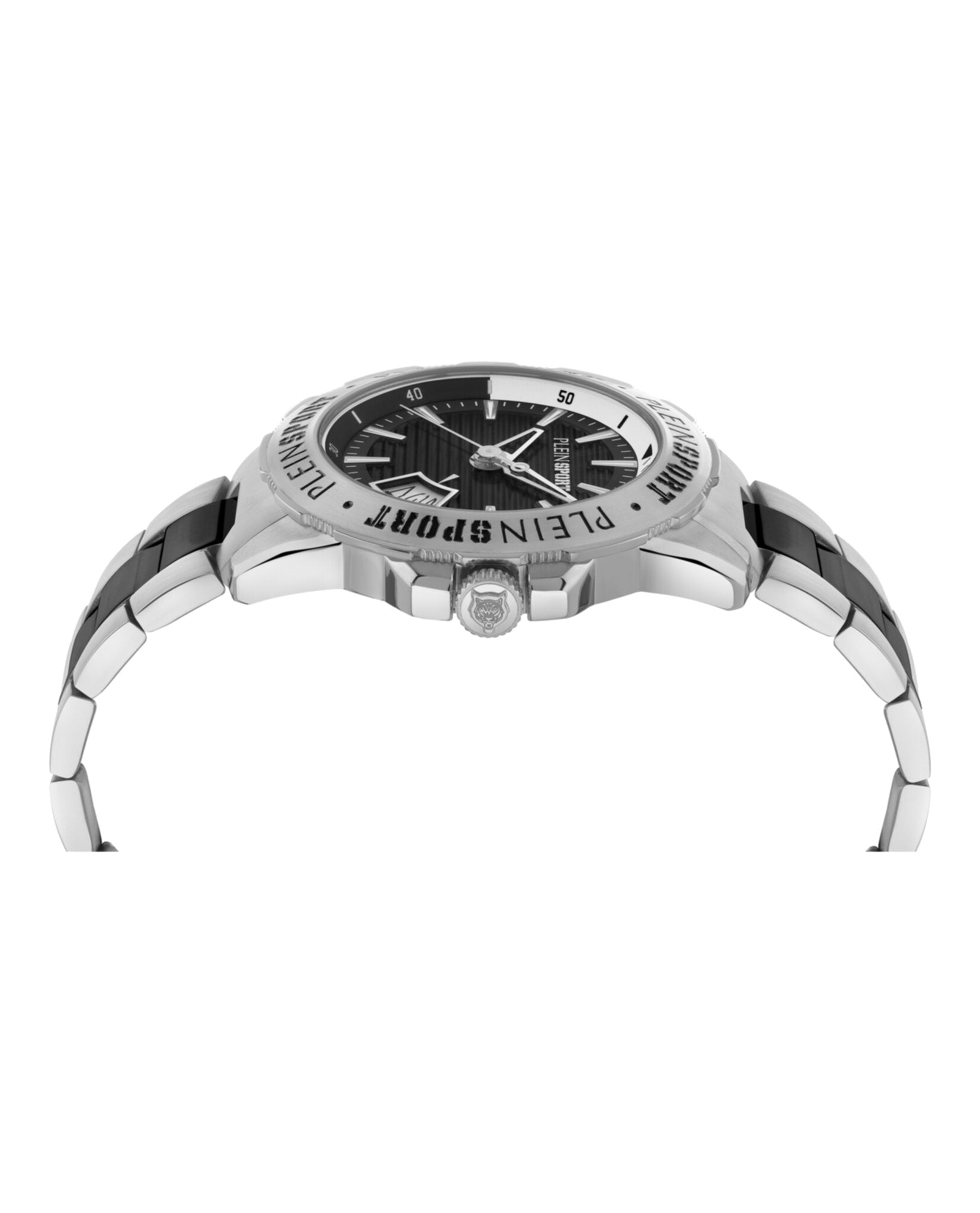 Plein Sport Mens  Two Tone 44mm Bracelet Fashion Watch