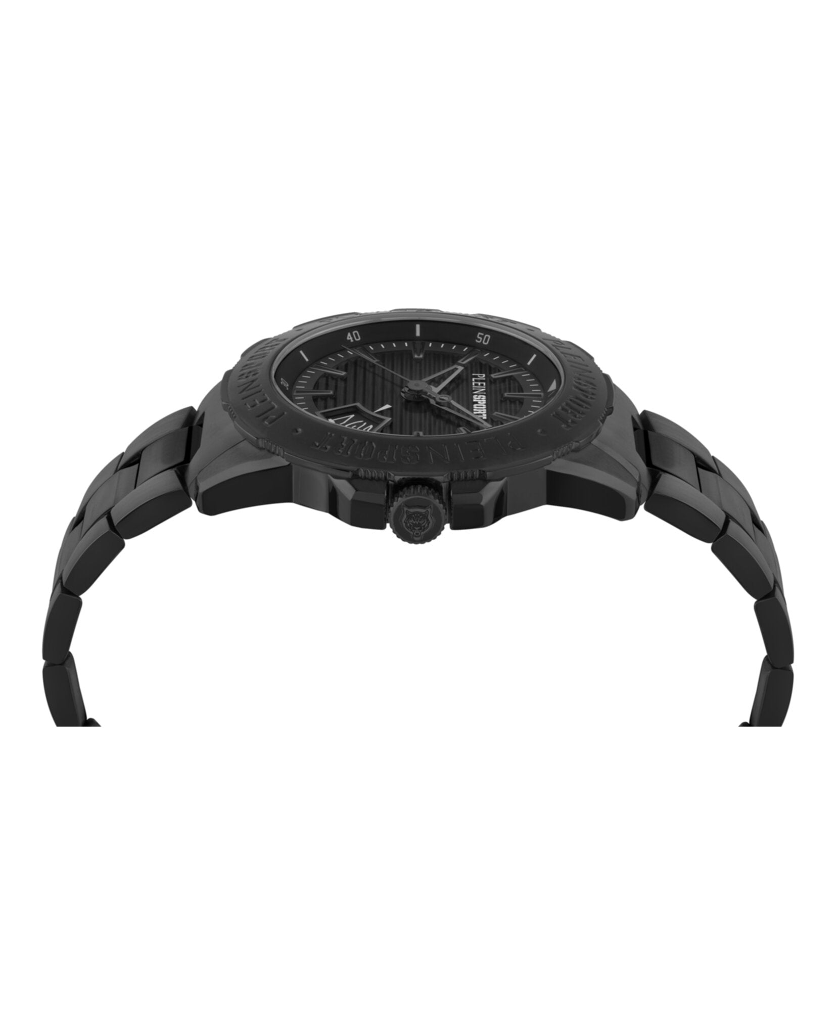 Plein Sport Mens  Black 44mm Bracelet Fashion Watch