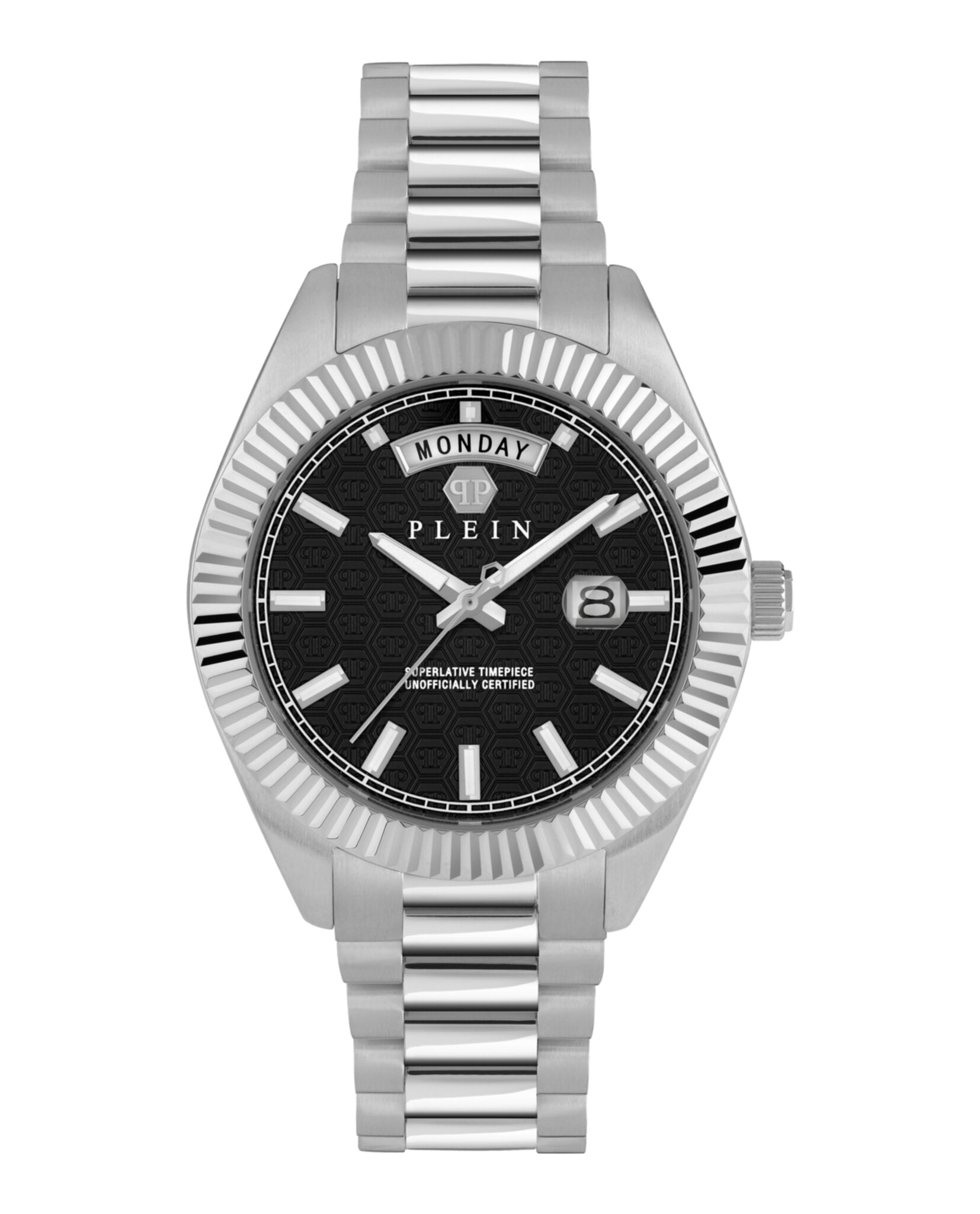Philipp Plein Mens  Stainless Steel 42mm Bracelet Fashion Watch