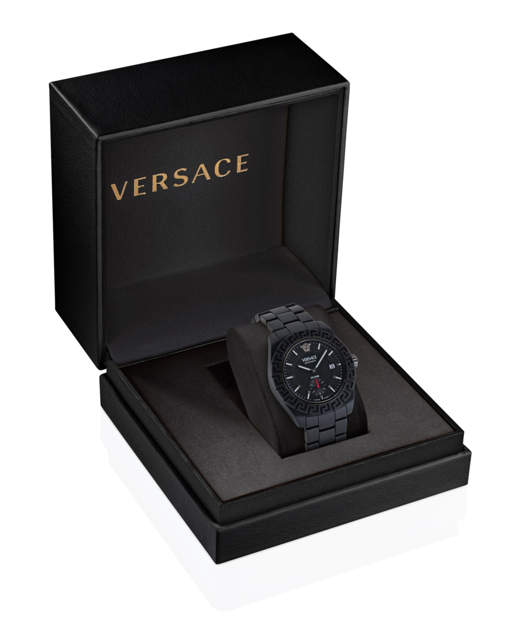 Versace Mens DV One Black 43mm Bracelet Fashion Watch