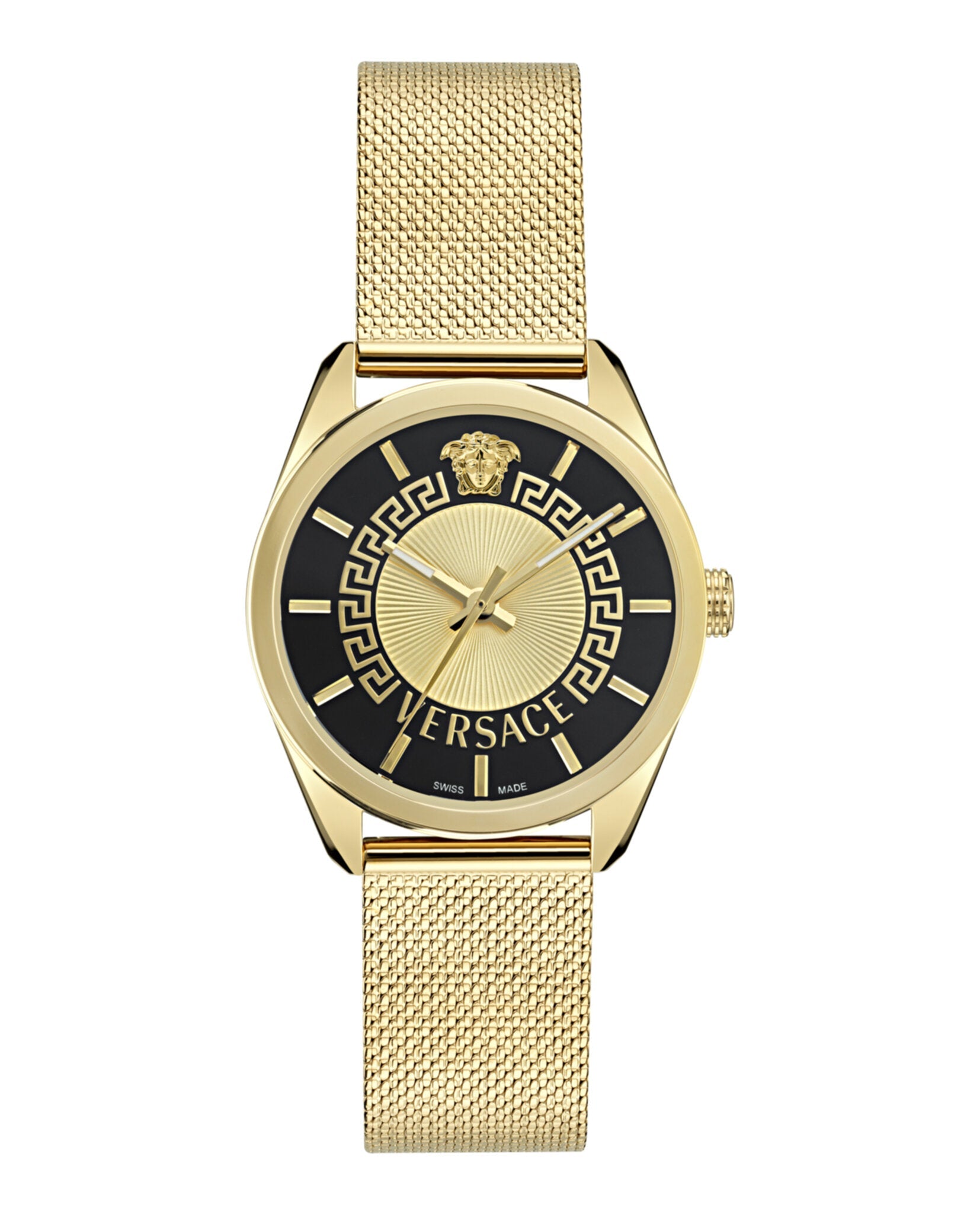 Versace Womens  Gold 36mm Bracelet Fashion Watch
