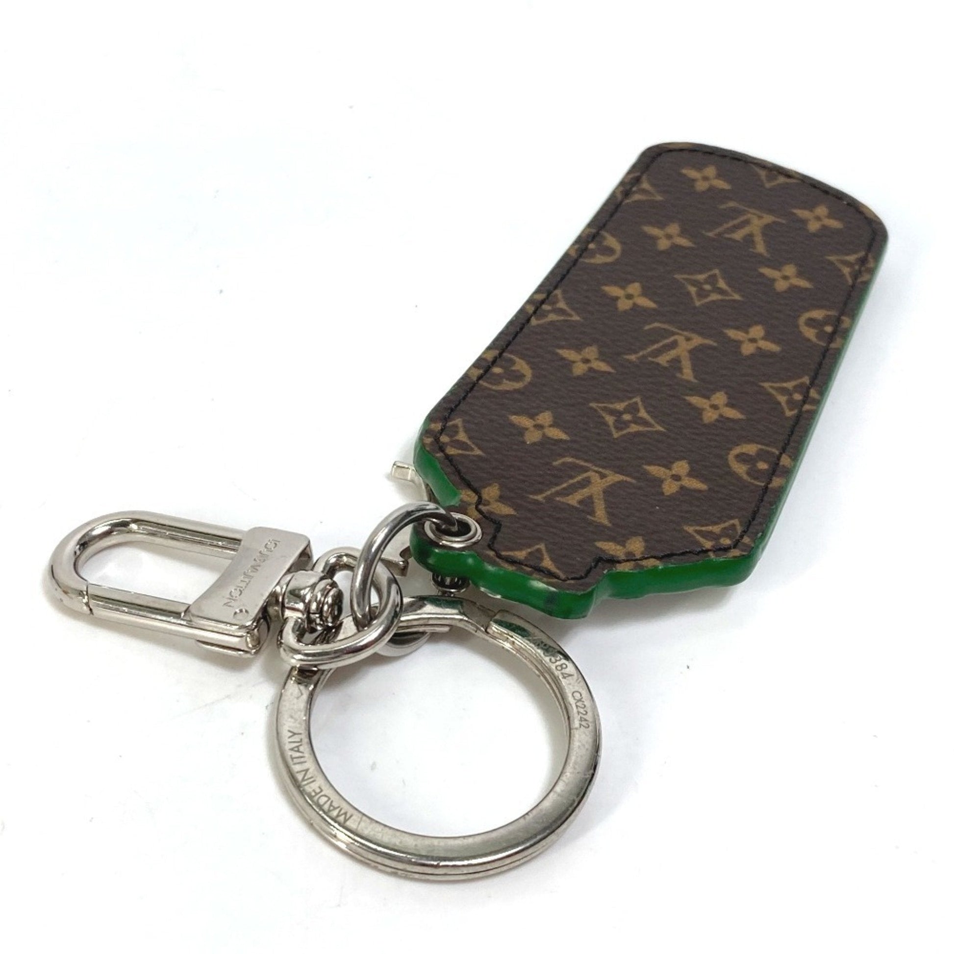 Louis Vuitton Monogram Leather Keyring