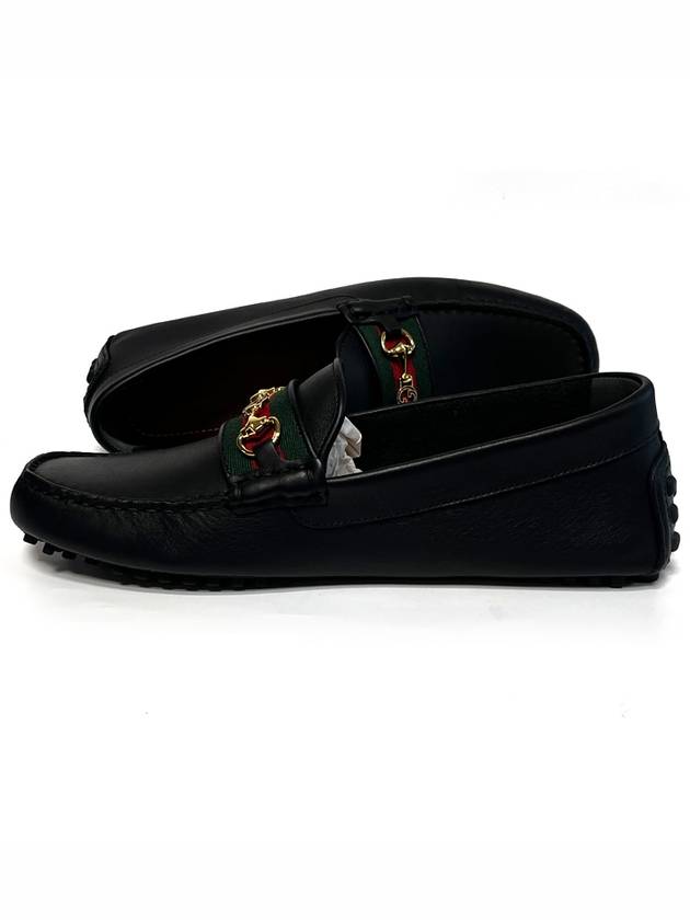 Gucci Web Horsebit Driving Shoes Black