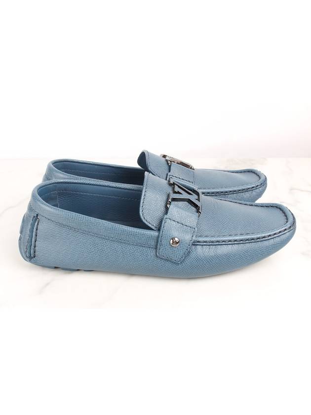 Louis Vuitton LV Initial Leather Loafer Blue 8 270