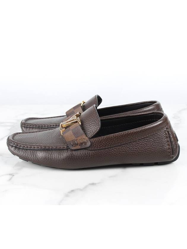 Louis Vuitton Damier LV leather loafers 6 255 260