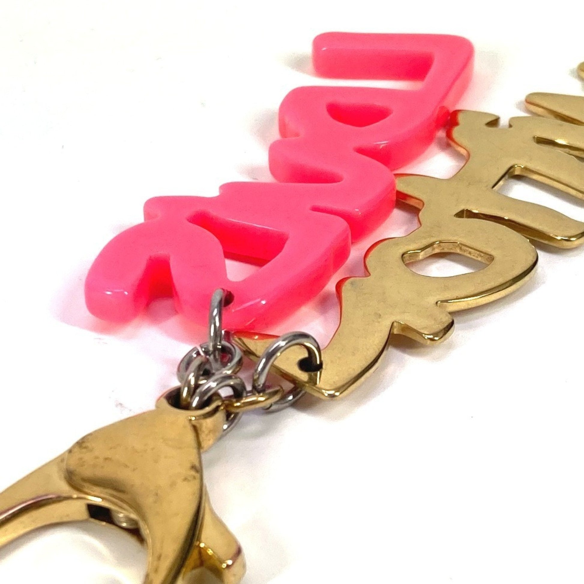 Louis Vuitton gold pink Metal Keyring