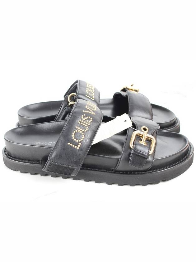 Louis Vuitton Paseo flat comfort sandals 37 240