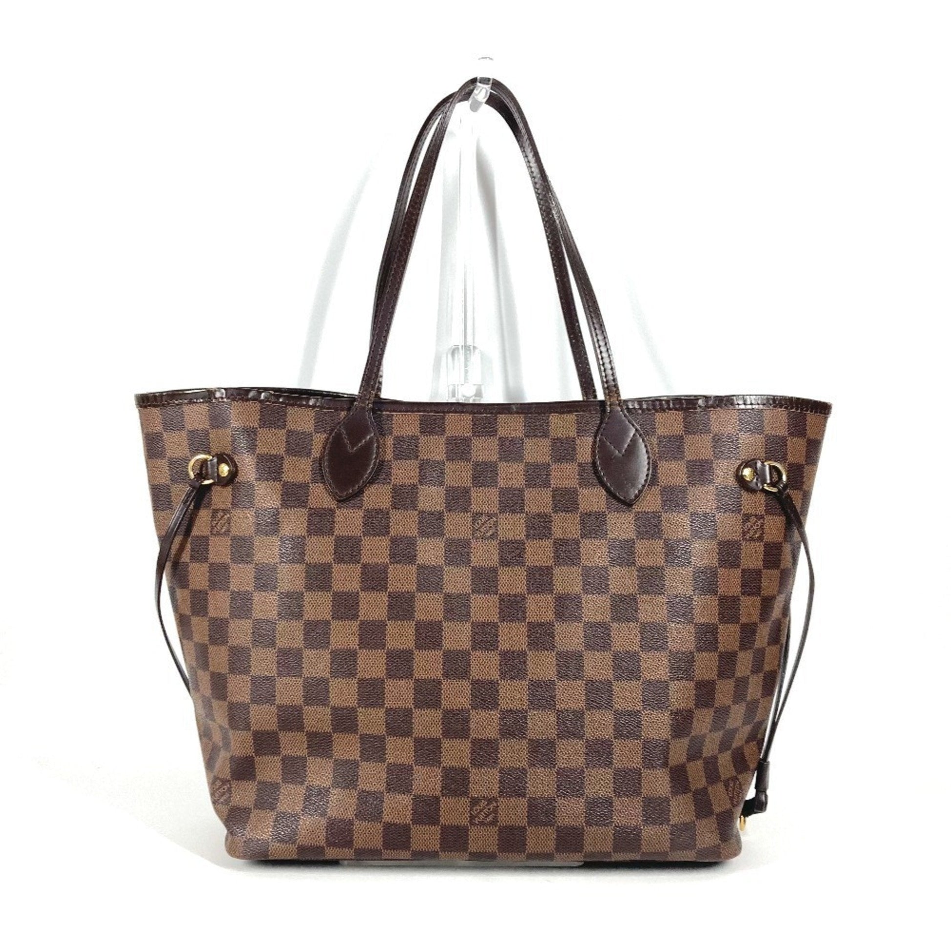 Louis Vuitton Damier Ebene Damier Canvas Shoulder Bag Tote Bag