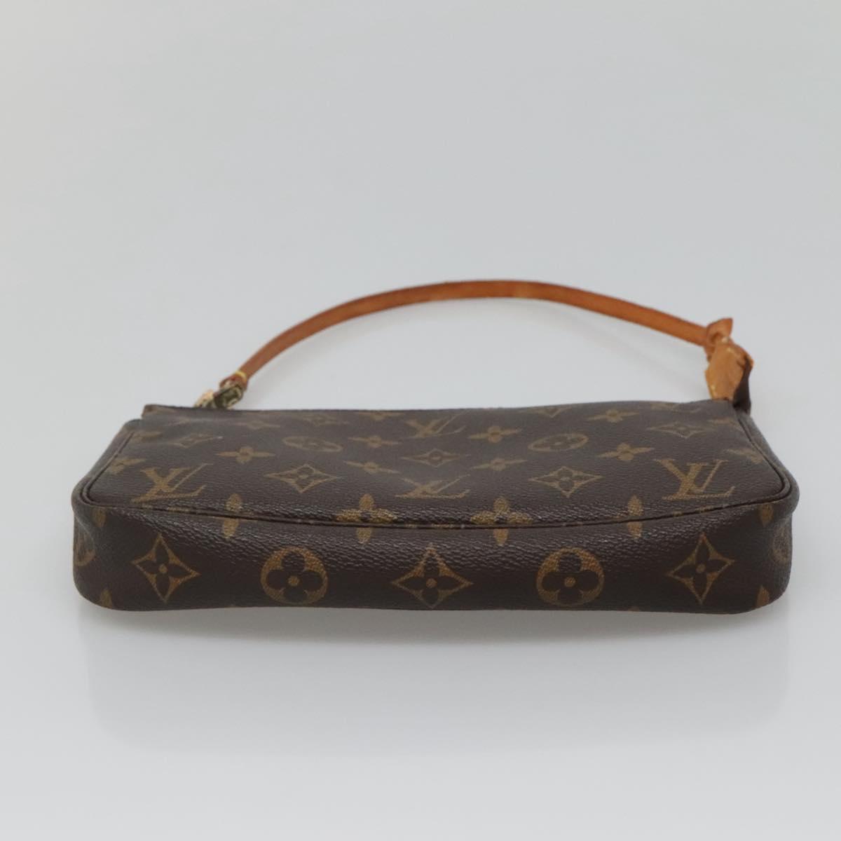 Louis Vuitton Pochette Accessoire Canvas Clutch Bag
