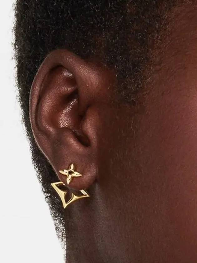 Louis Vuitton Flowergram Earrings Gold