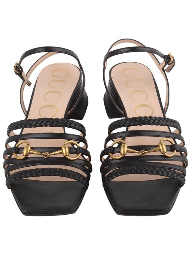 Gucci 645404 Horsebit heel sandals 36 1 2 size 33711Y