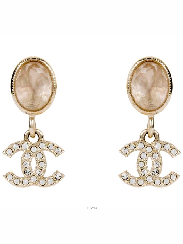 Opal CC drop earrings 73659