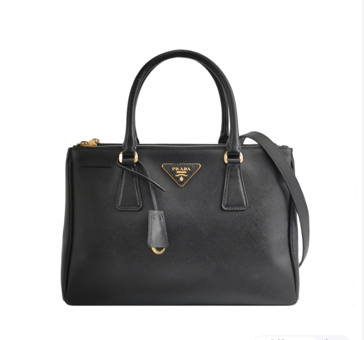 Preloved Prada Galleria Medium Bag Black 24081678827753