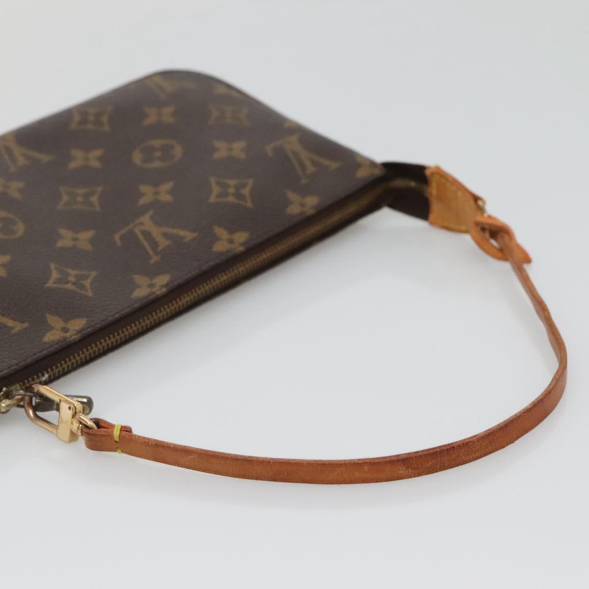 Louis Vuitton Pochette Accessoire Canvas Clutch Bag