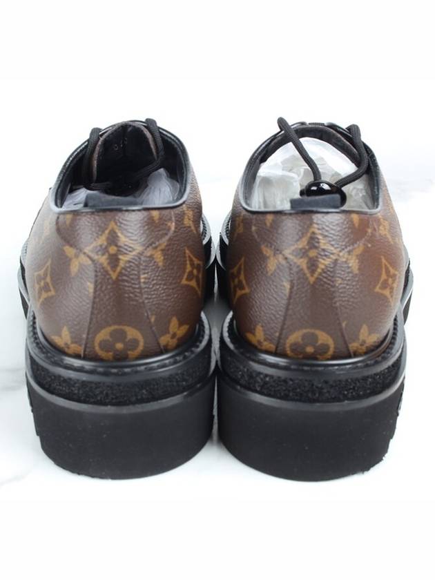 Louis Vuitton LV Black Ice Monogram Derby Shoes 6 5 255