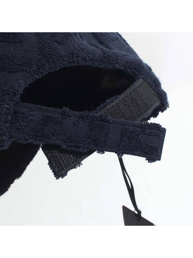 Fendi FF All Over Logo Pattern Ball Cap Blue