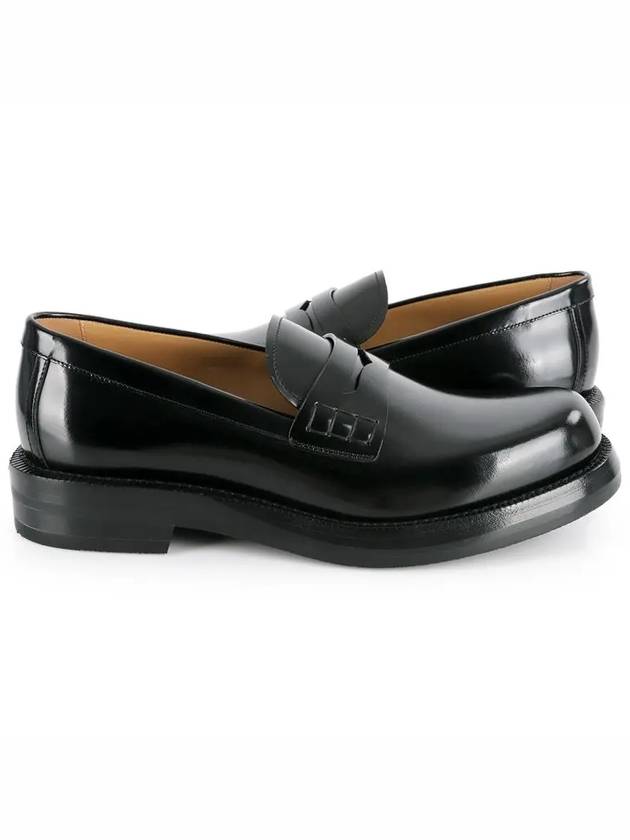 Christian Dior Carlo Polished Calfskin Loafers Black