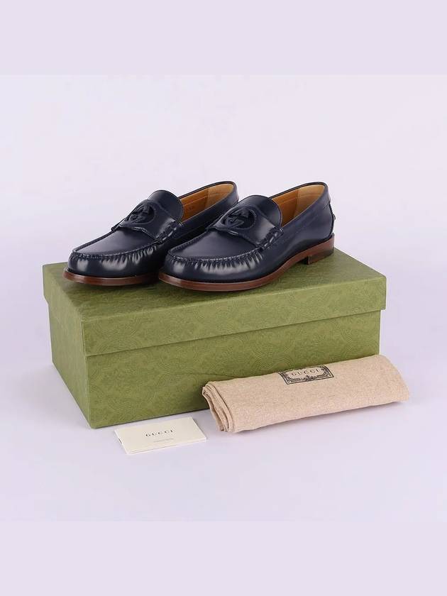 Gucci Interlocking G Loafers Blue