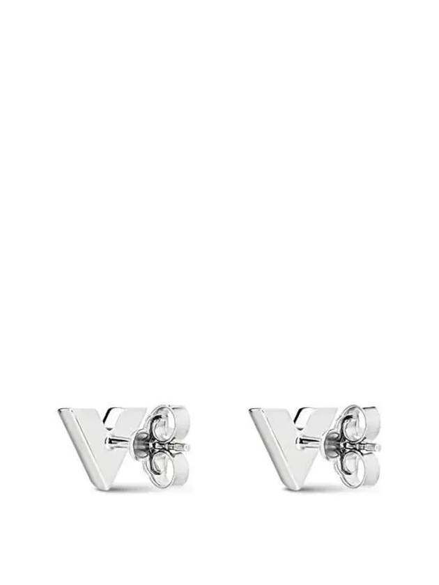 Louis Vuitton Essential V Stud Earrings Silver