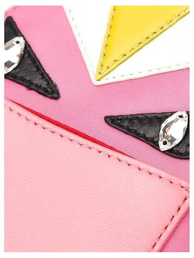 Fendi Bug Backpack Key Holder Pink
