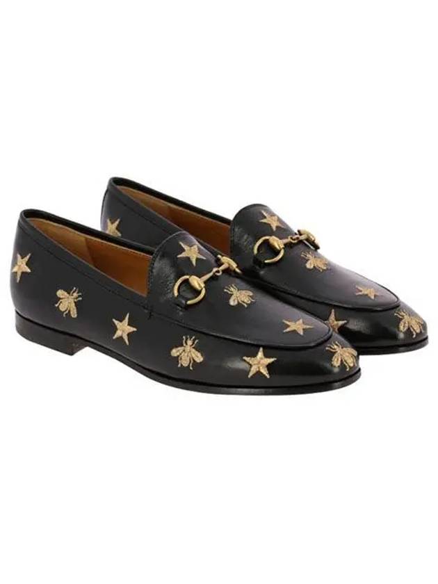 Gucci Jordan Vista Embroidered Leather Loafers Black