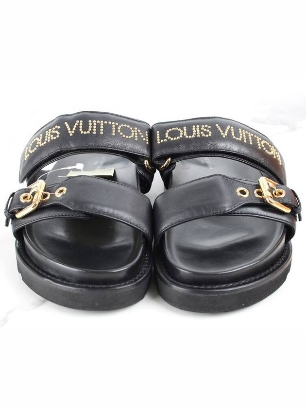 Louis Vuitton Paseo flat comfort sandals 37 240