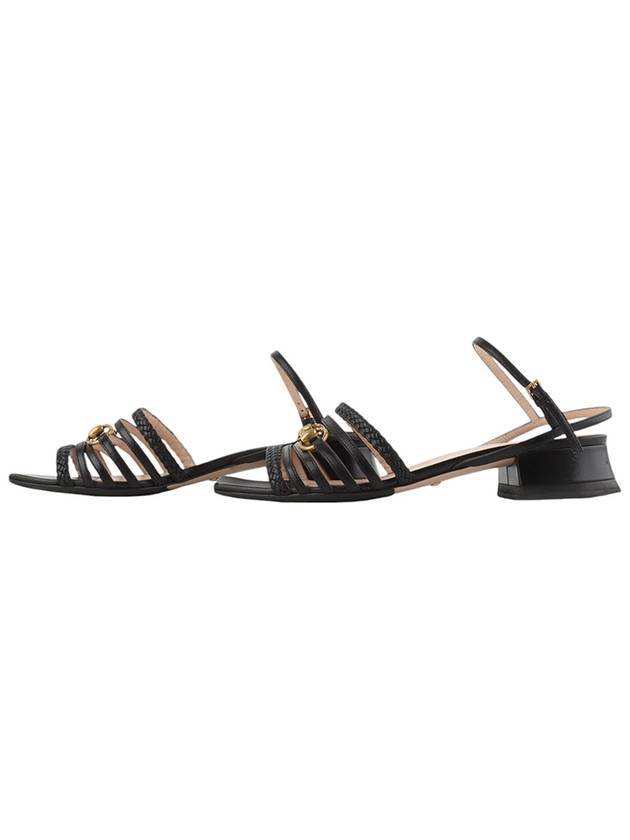 Gucci 645404 Horsebit heel sandals 36 1 2 size 33711Y