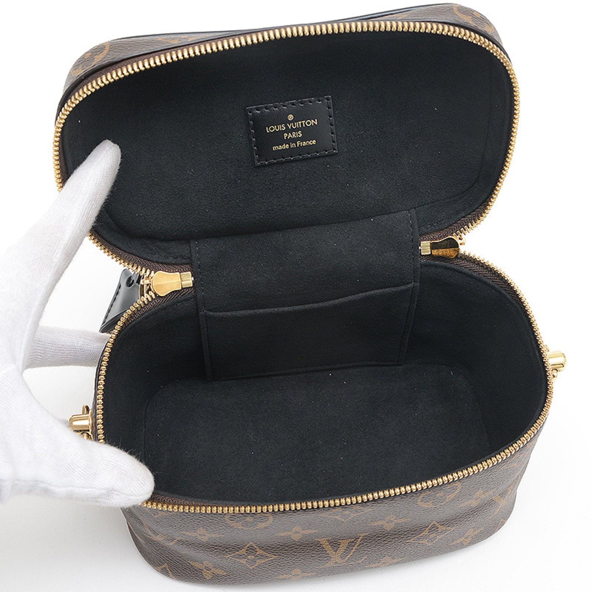 Louis Vuitton Monogram Reverse Handbag Vanity Bag