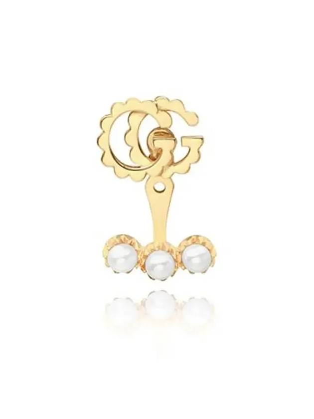 Gucci Running Double G Earrings YBD481693002 Gold