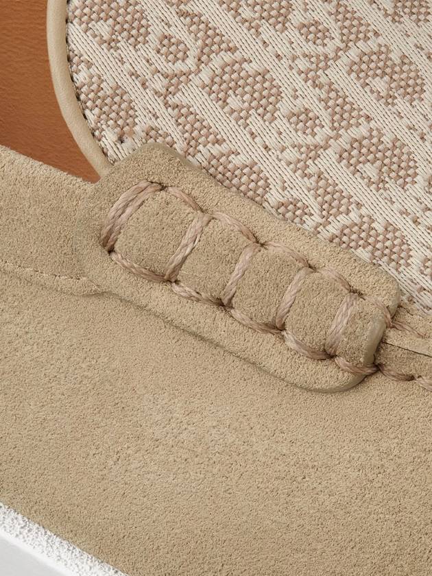 Christian Dior Granville Oblique Jacquard Suede Loafer Beige