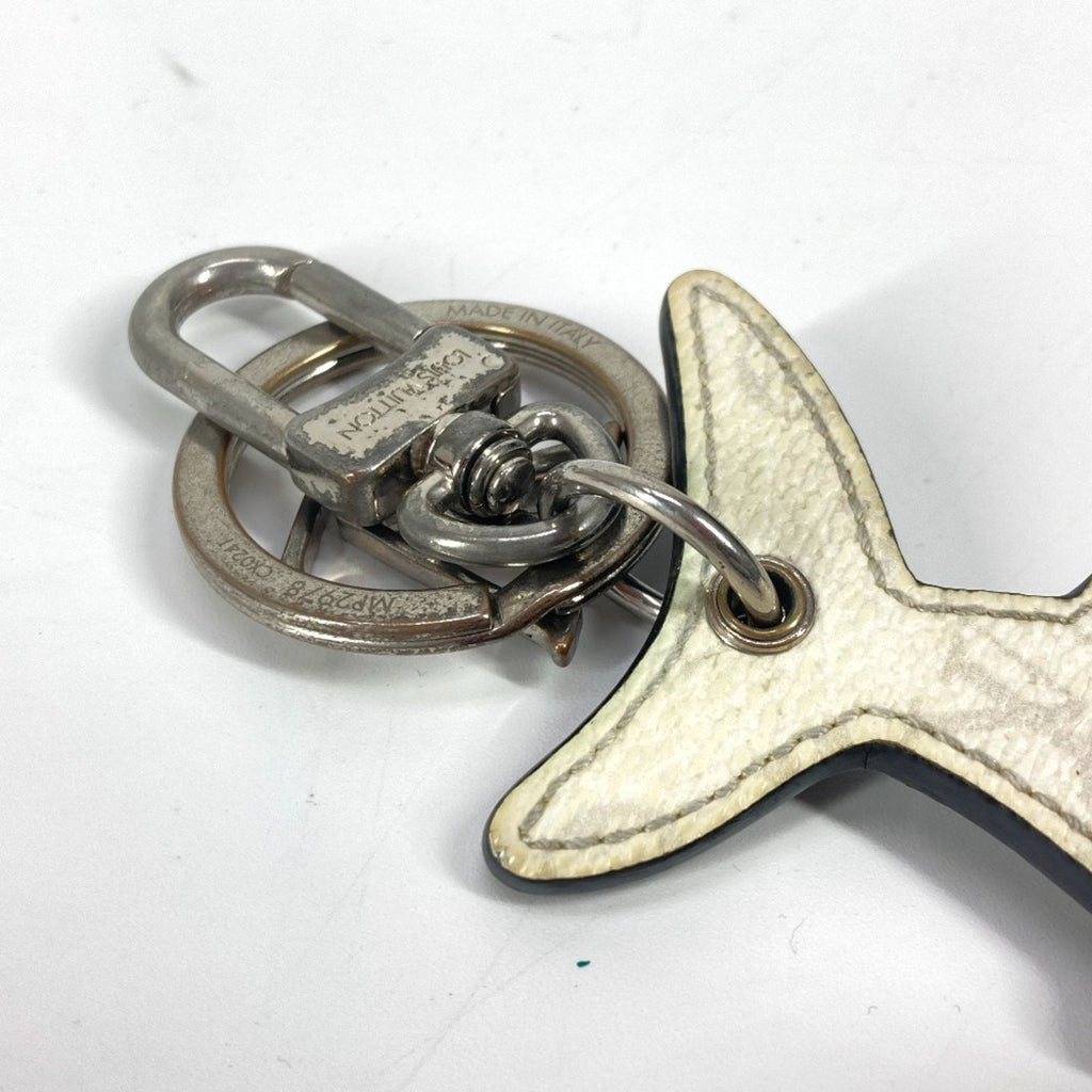 Louis Vuitton blue Leather Keyring