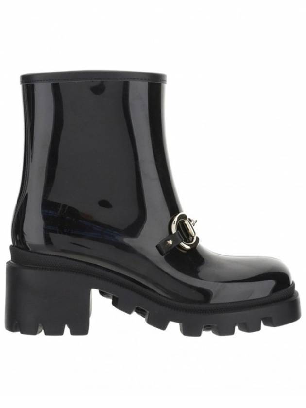 Gucci Women's Horsebit Ankle Chelsea Boots Black