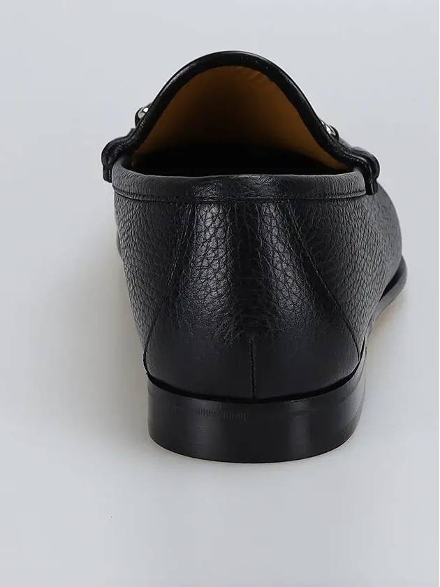 Gucci Horsesbit Nestor Grain Leather Loafers Black