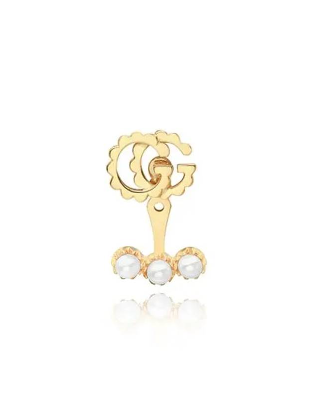 Gucci Running Double G Earrings YBD481693002 Gold
