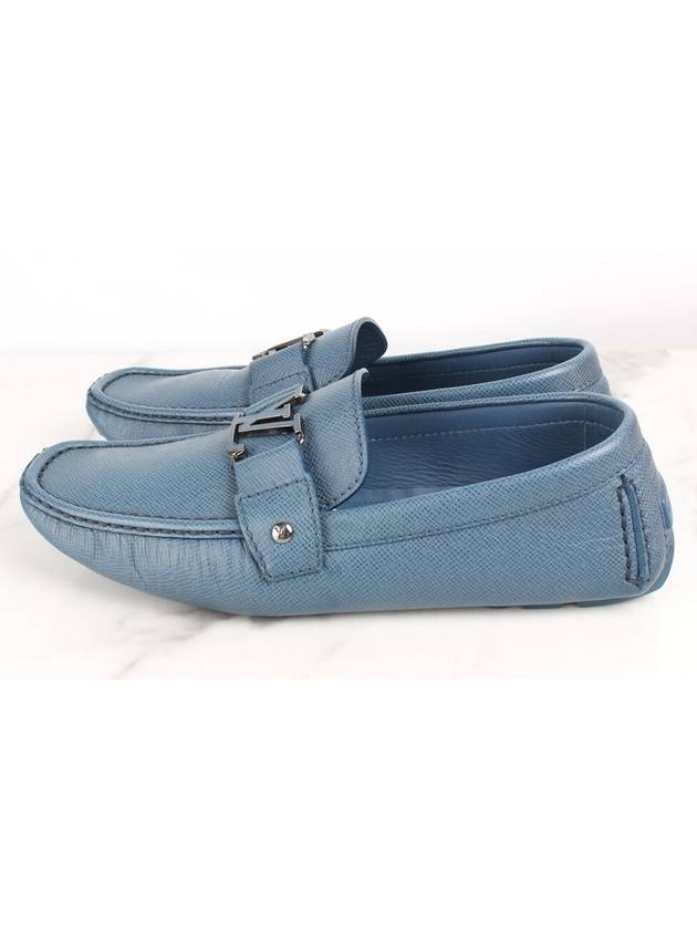 Louis Vuitton LV Initial Leather Loafer Blue 8 270