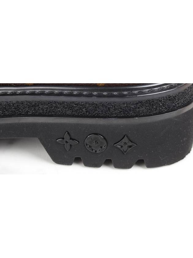 Louis Vuitton LV Black Ice Monogram Derby Shoes 7 260