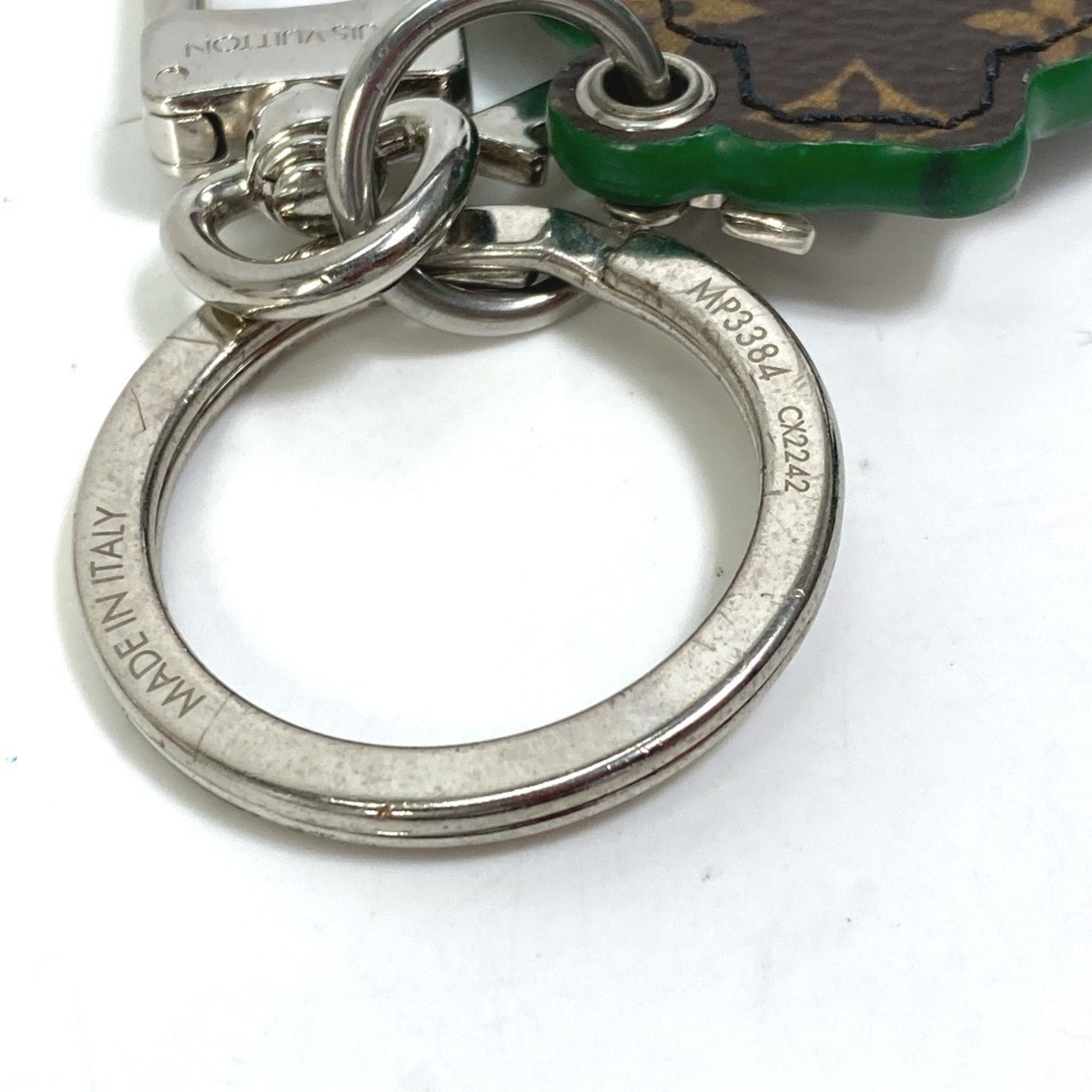 Louis Vuitton Monogram Leather Keyring