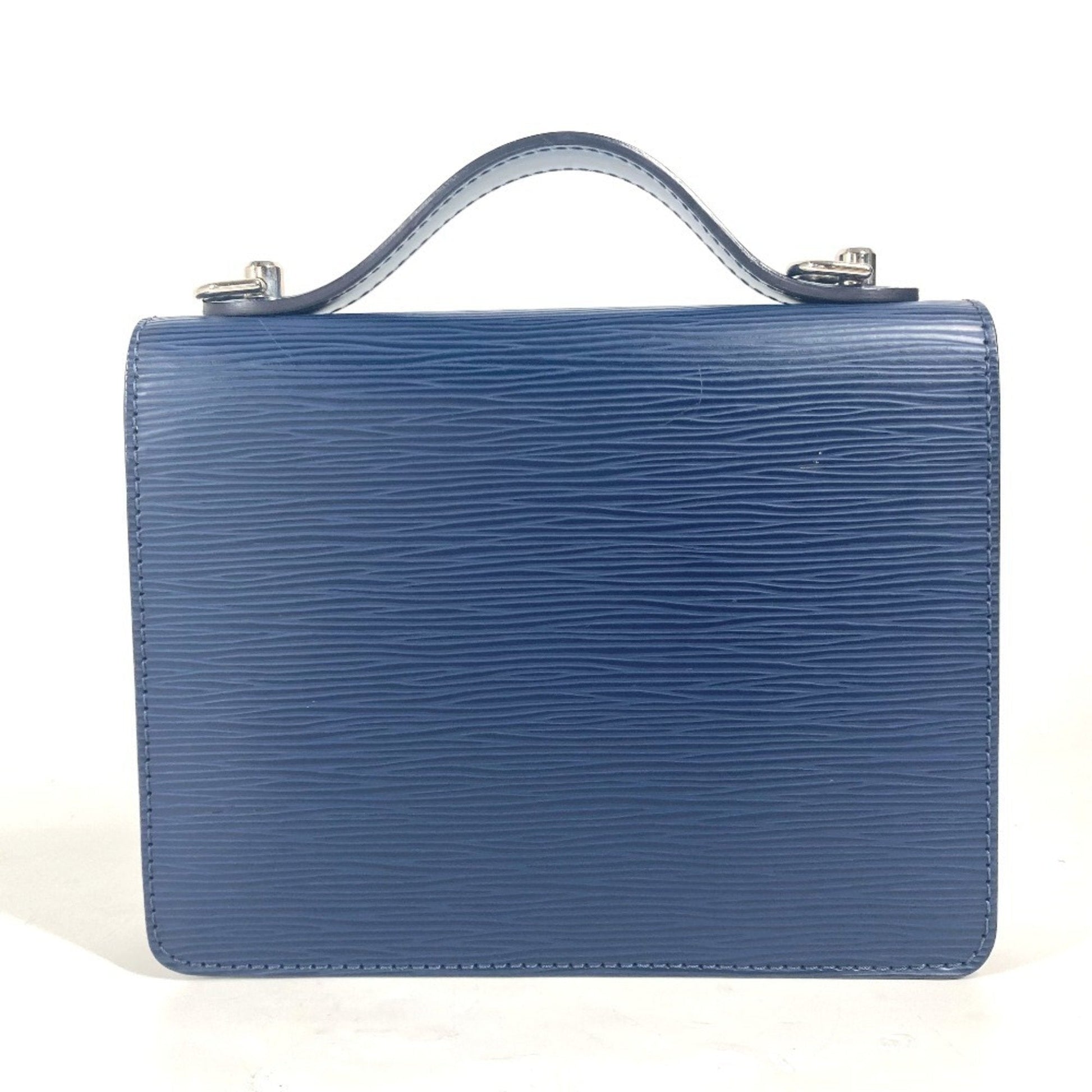 Louis Vuitton Navy Saphir Epi Leather Handbag Shoulder Bag