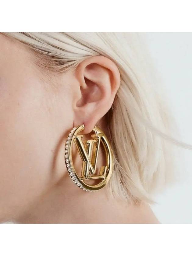 Louis Vuitton Women's Louise Pearl Earrings Gold