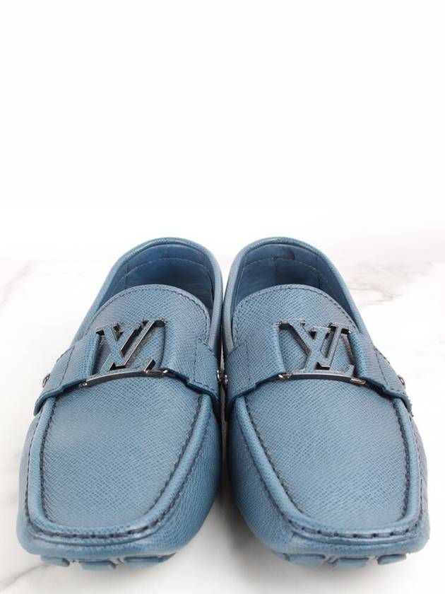 Louis Vuitton LV Initial Leather Loafer Blue 8 270