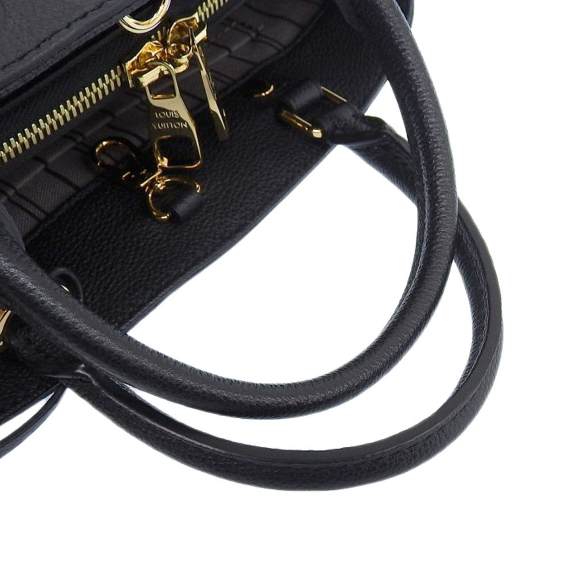 Louis Vuitton Monogram Empreinte Noir Leather Handbag