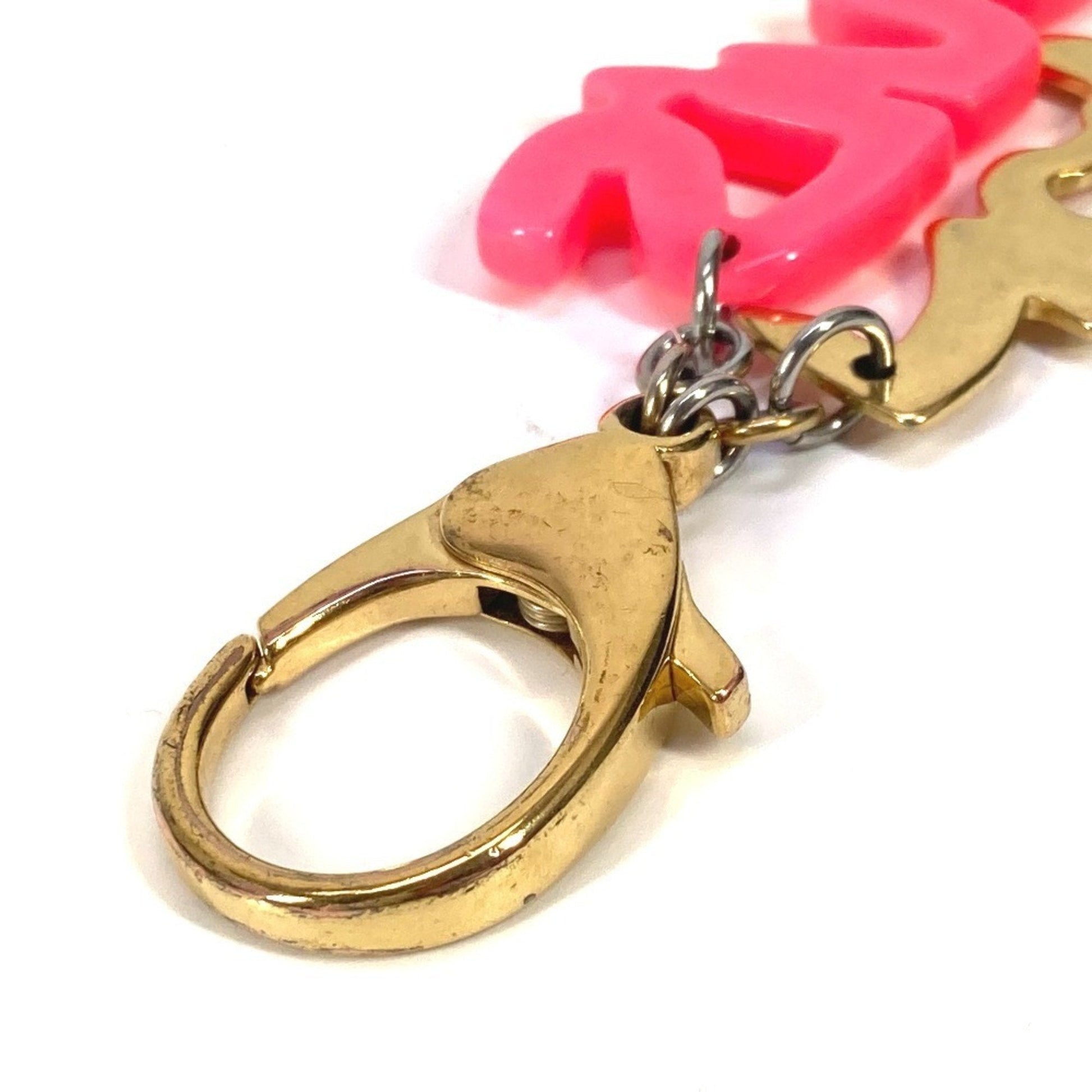 Louis Vuitton gold pink Metal Keyring