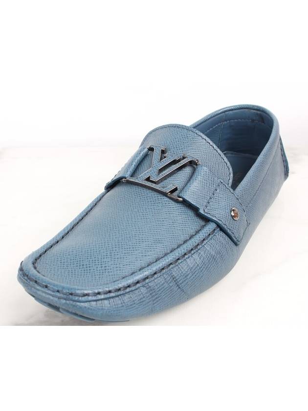 Louis Vuitton LV Initial Leather Loafer Blue 8 270