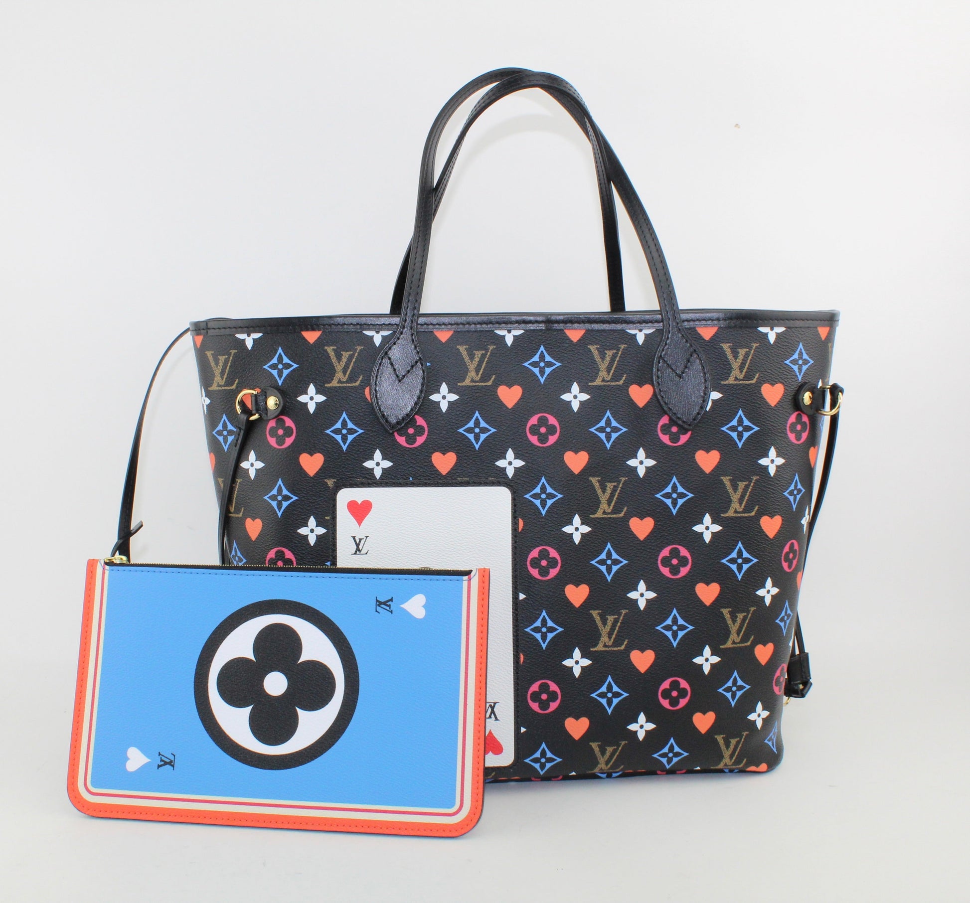 Louis Vuitton Game On Neverfull mm Black