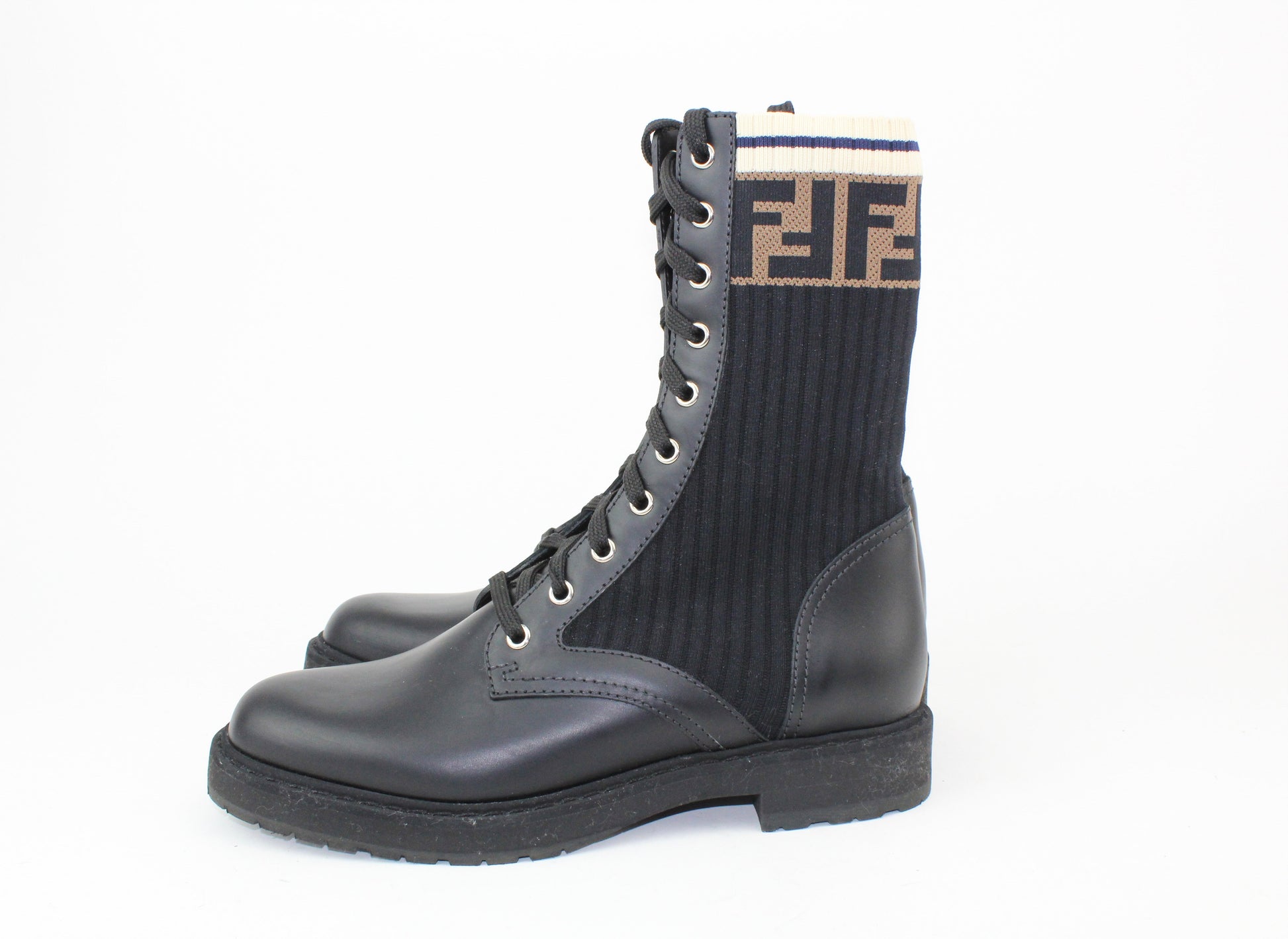 Fendi Rockoko combat boots