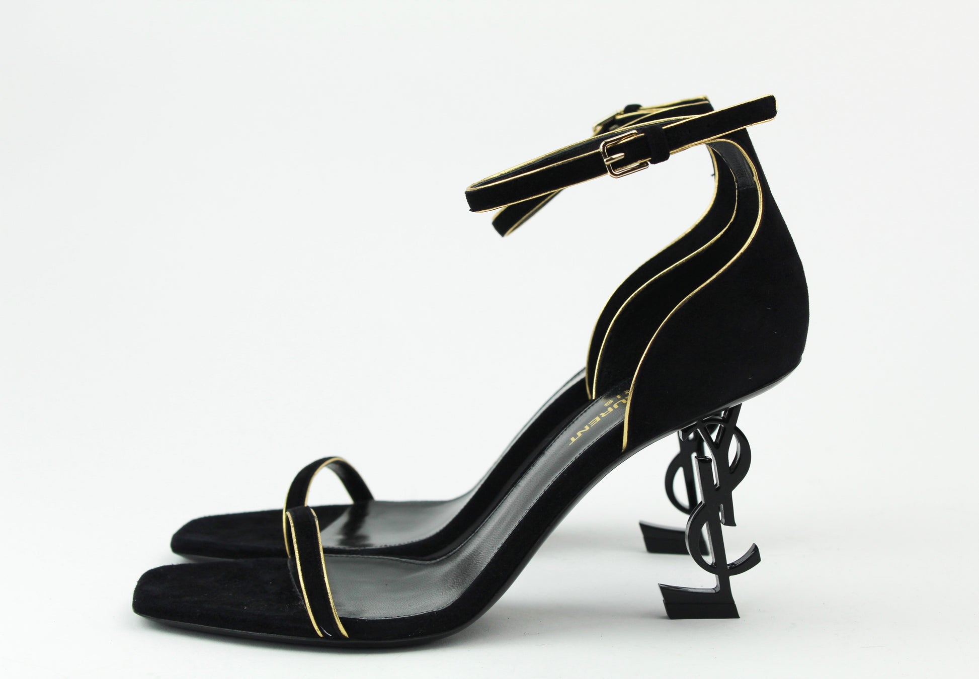 Saint Laurent Velvet Opyum Sandal