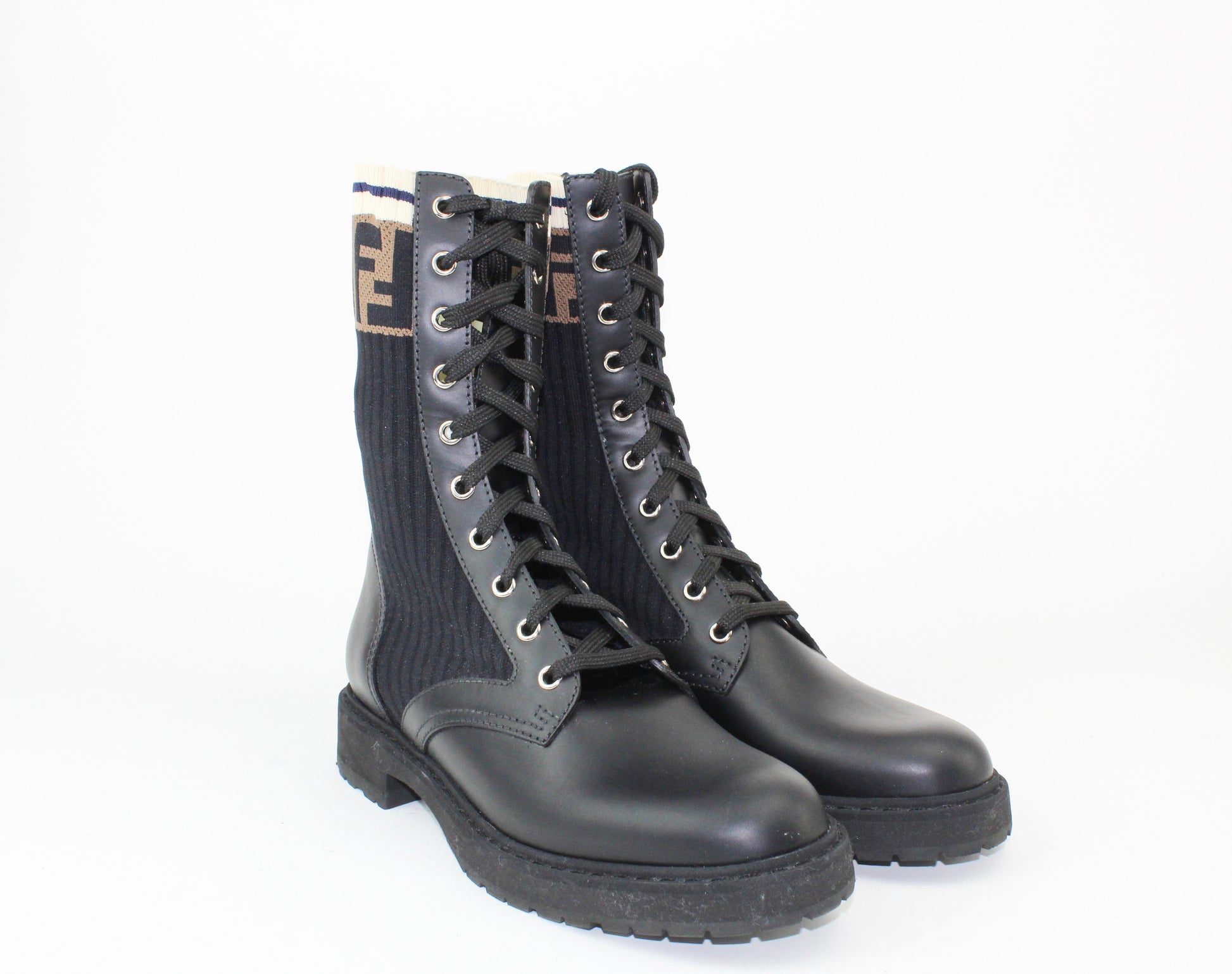Fendi Rockoko combat boots