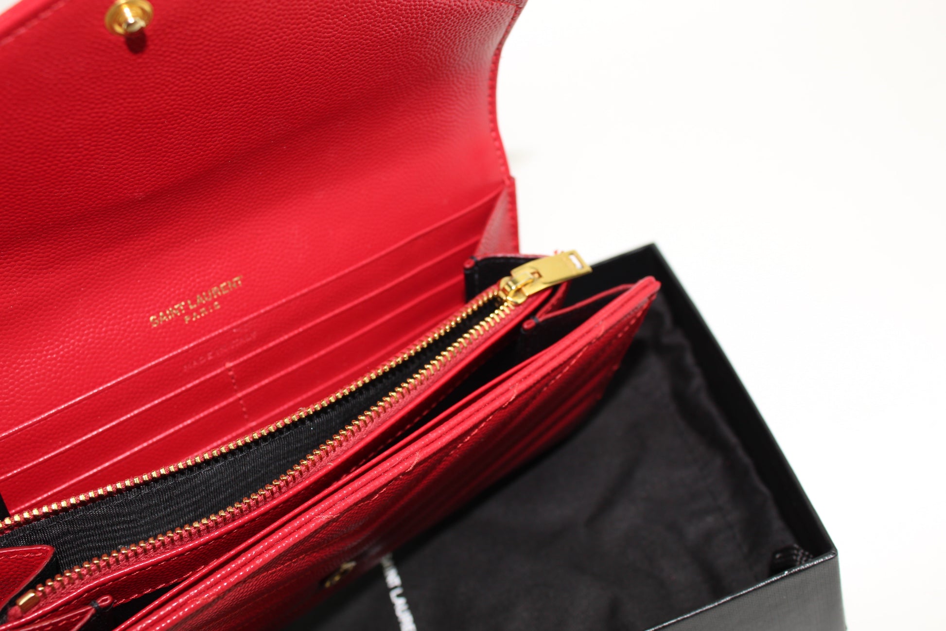 SAINT LAURENT MONOGRAM  FLAP WALLET
